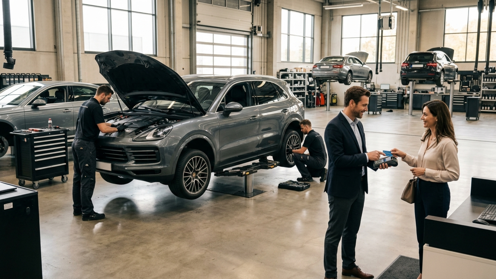 Automotive Services business using Kayana