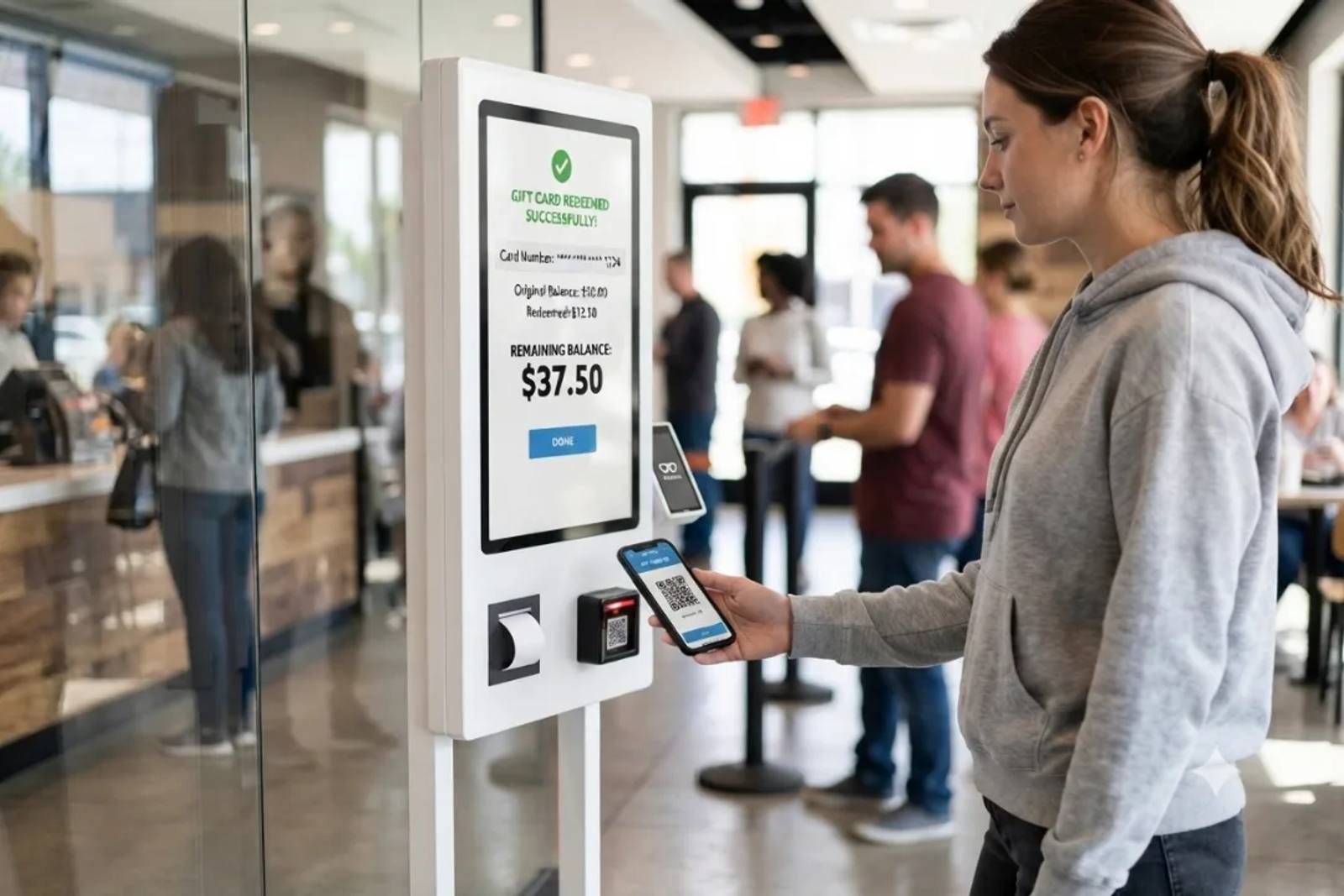 Redeem anywhere