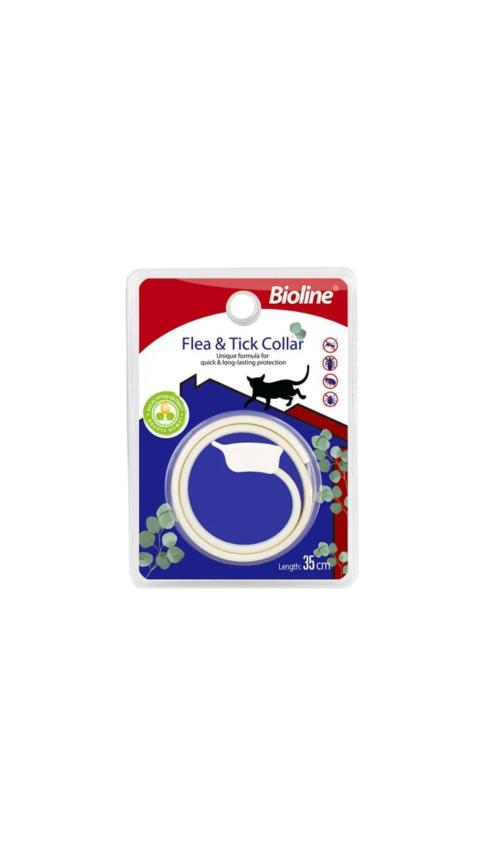 Bioline Flea & Tick Collar For Cat Lemon Flavor