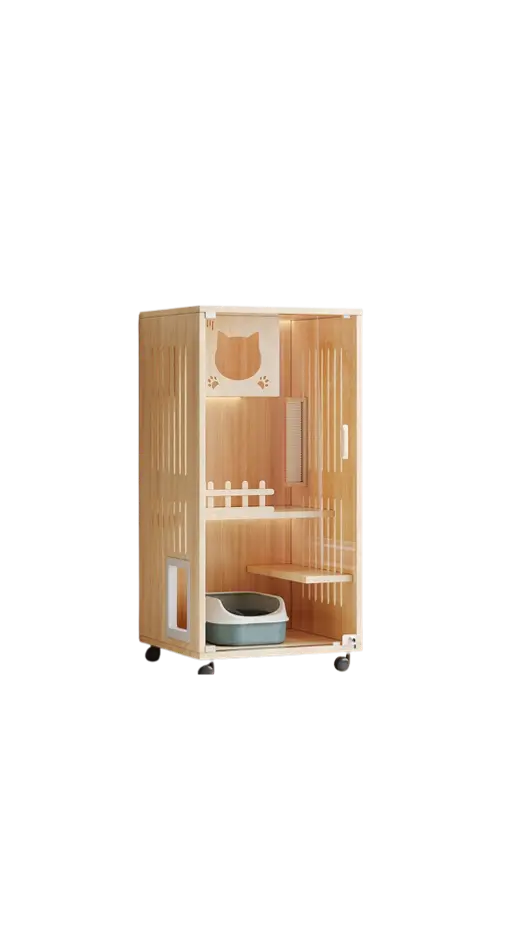 Wooden Cat House 