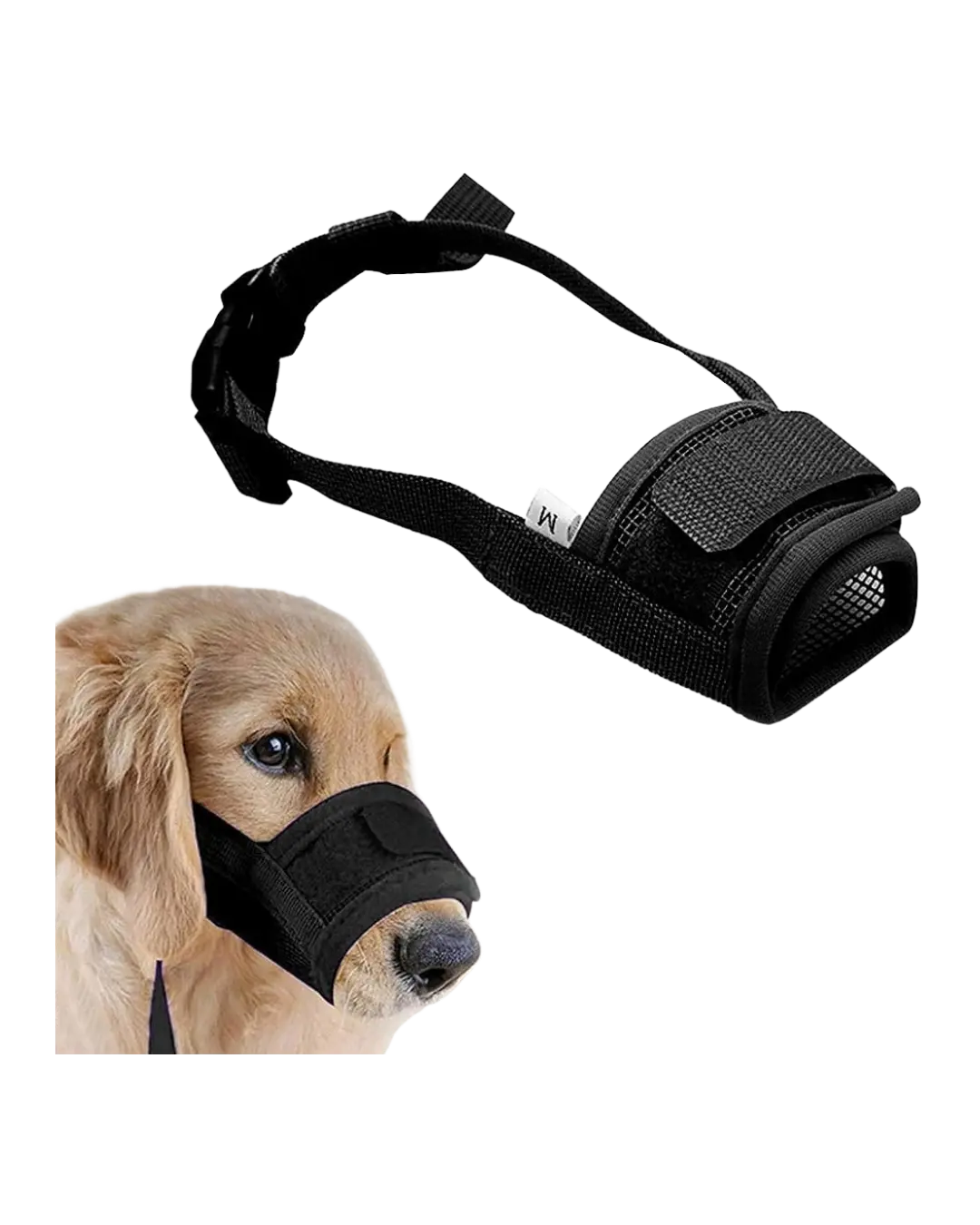 Fabric Dog Mouth Muzzle S, M L, XL, XXL