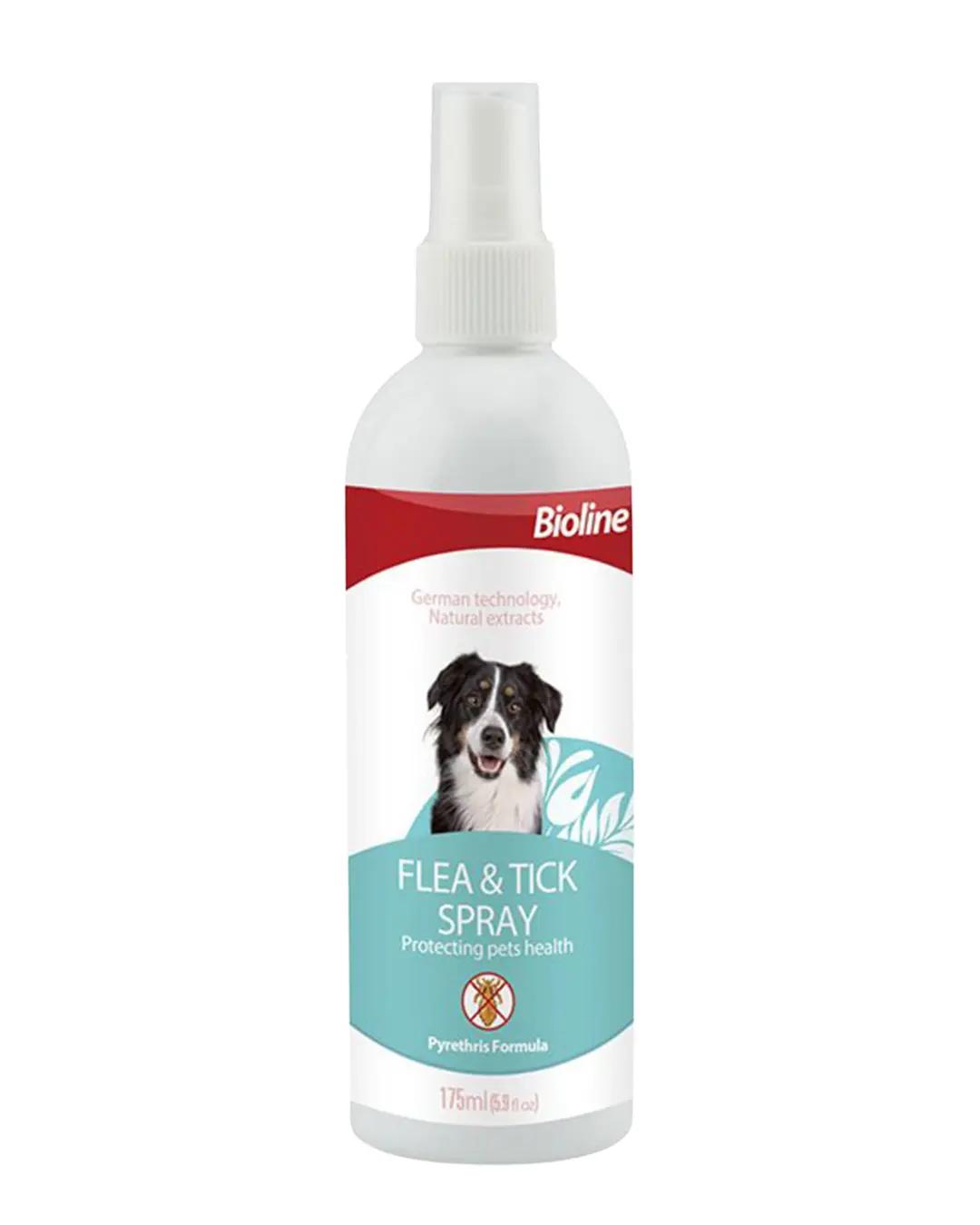 Bioline Flea and Ticks Spray For Dog 175ml