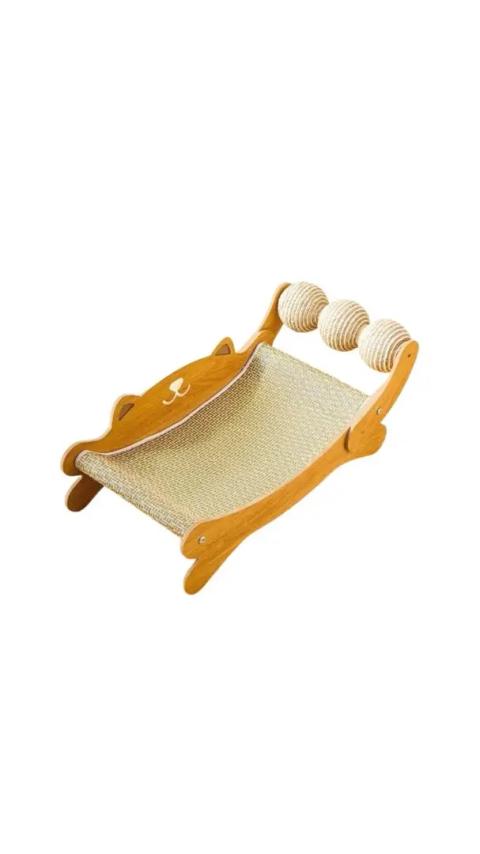 Cat Hammock Scratcher Bed Plywood