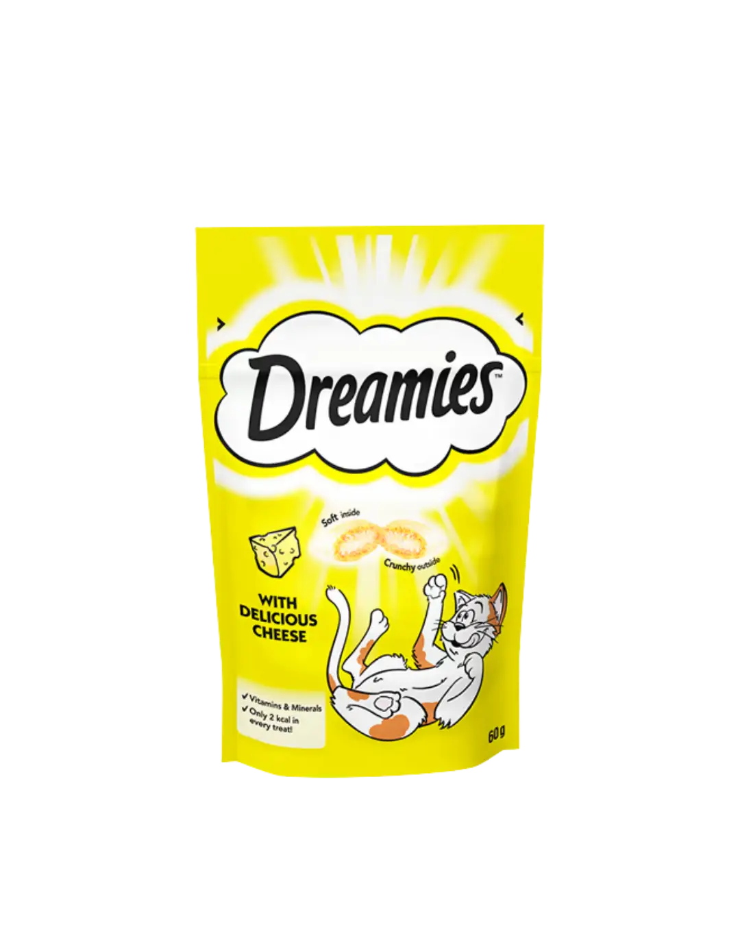 DREAMIES WITH DELICIOUS CHEESE TREATS 60g