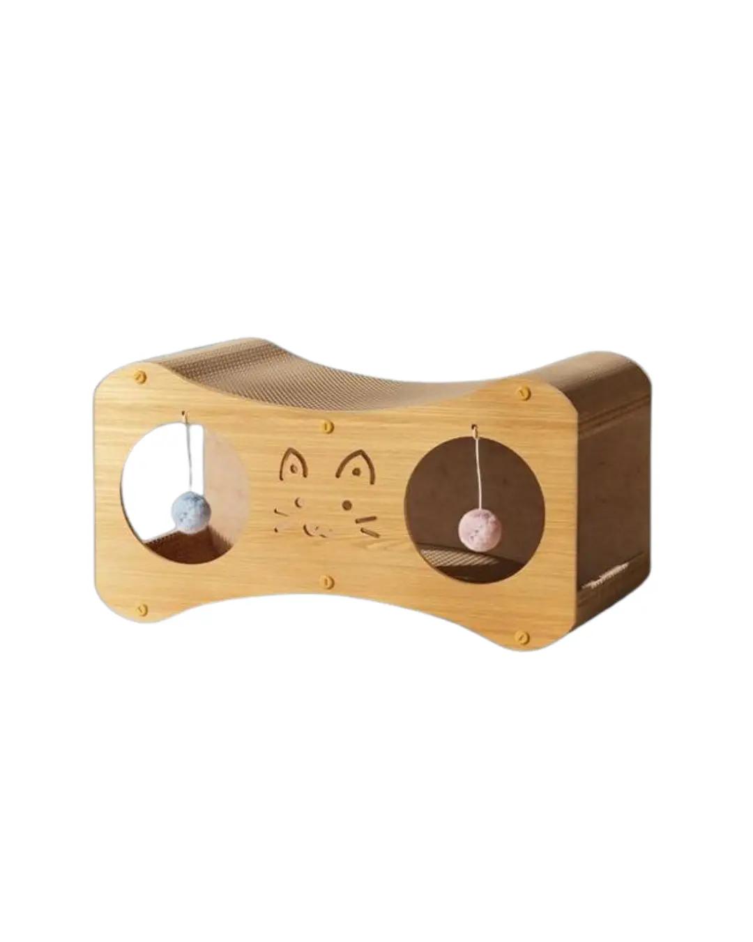 2-in-1 Tunnel Cat Scratcher Board M