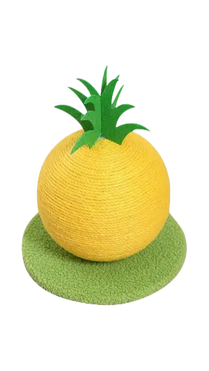 Pineapple Cat Scratcher Ball