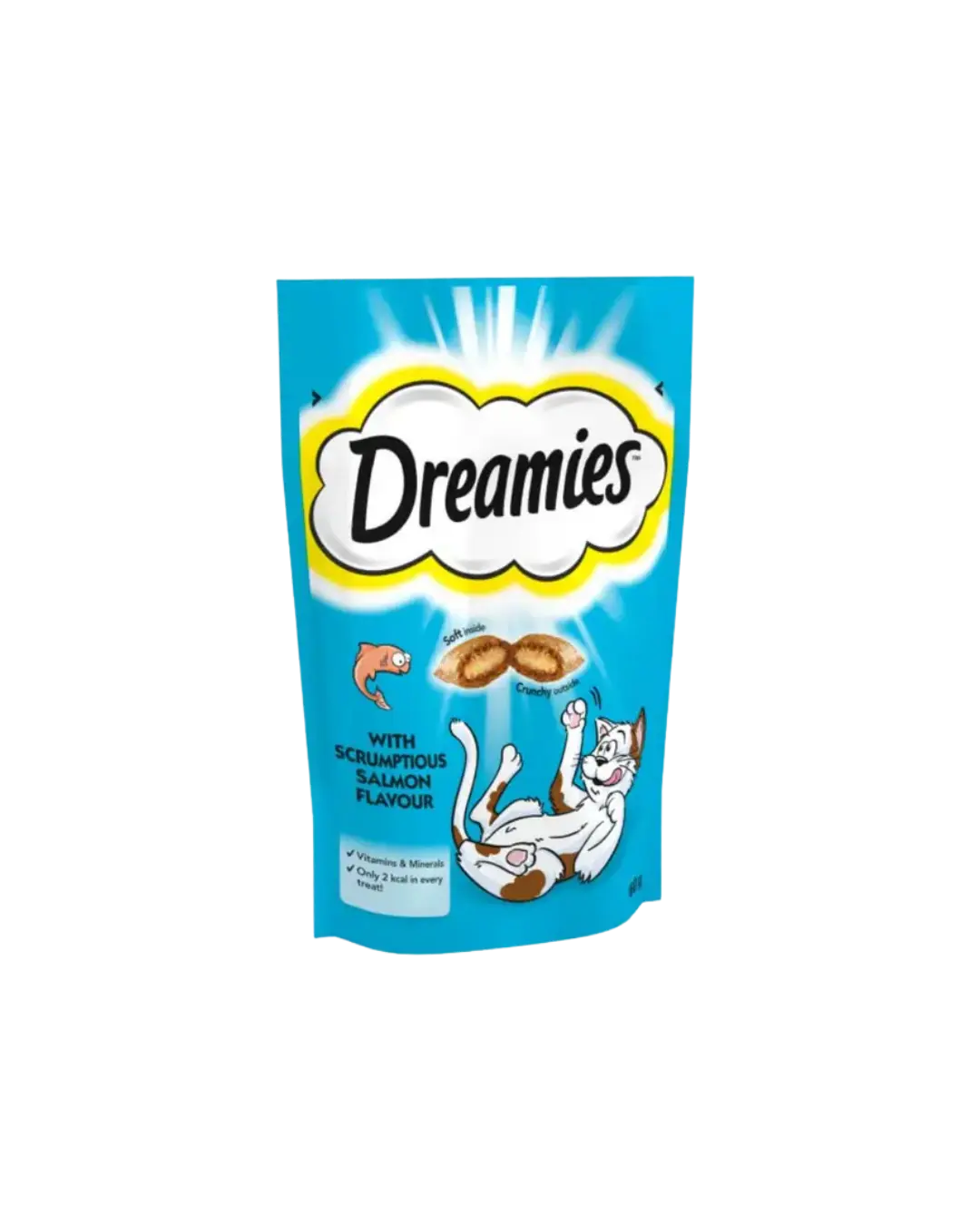 DREAMIES WITH SCRUMPTIOUS SALMON FLAV TREATS 60g