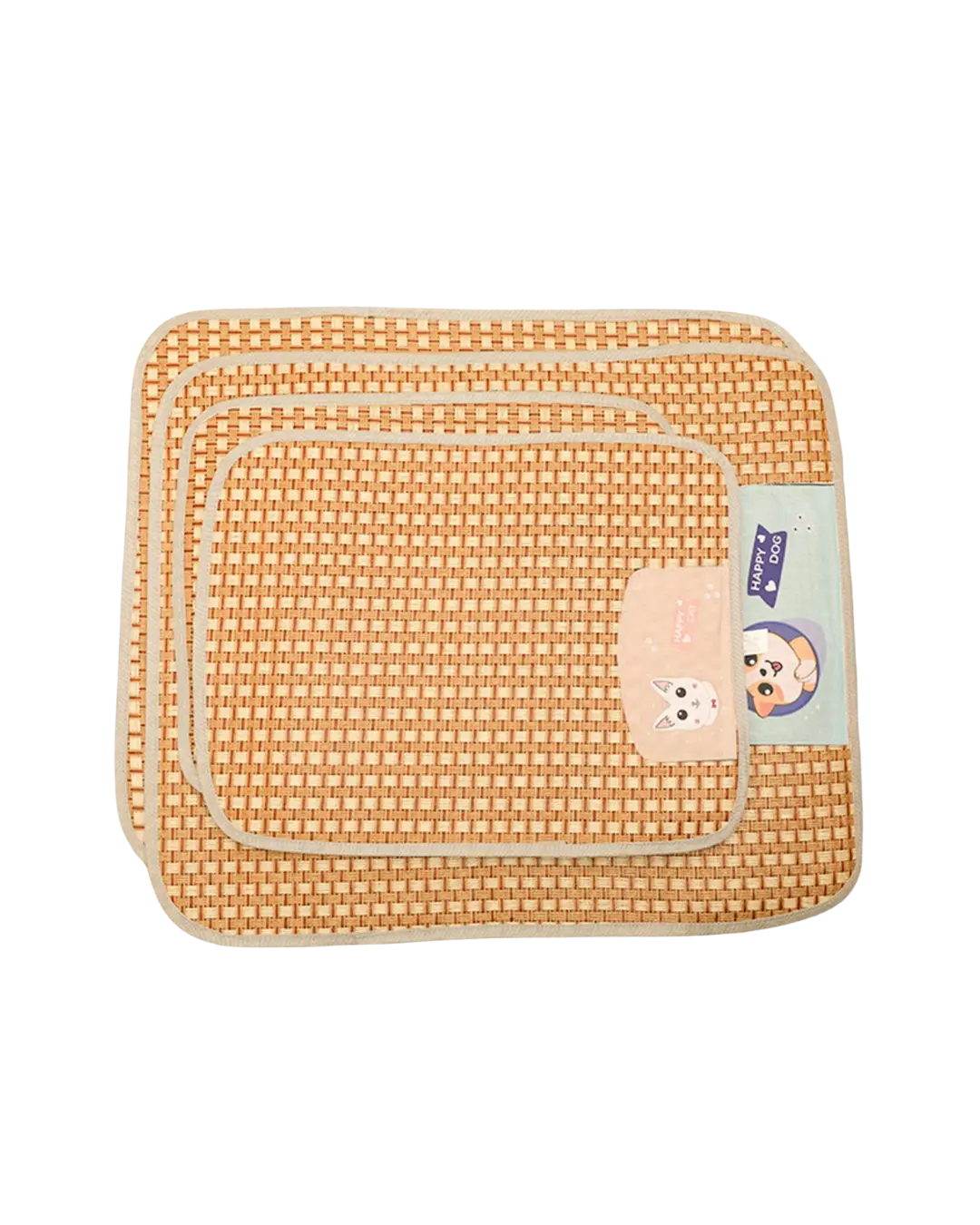 Brown Pet Cooling Mat L