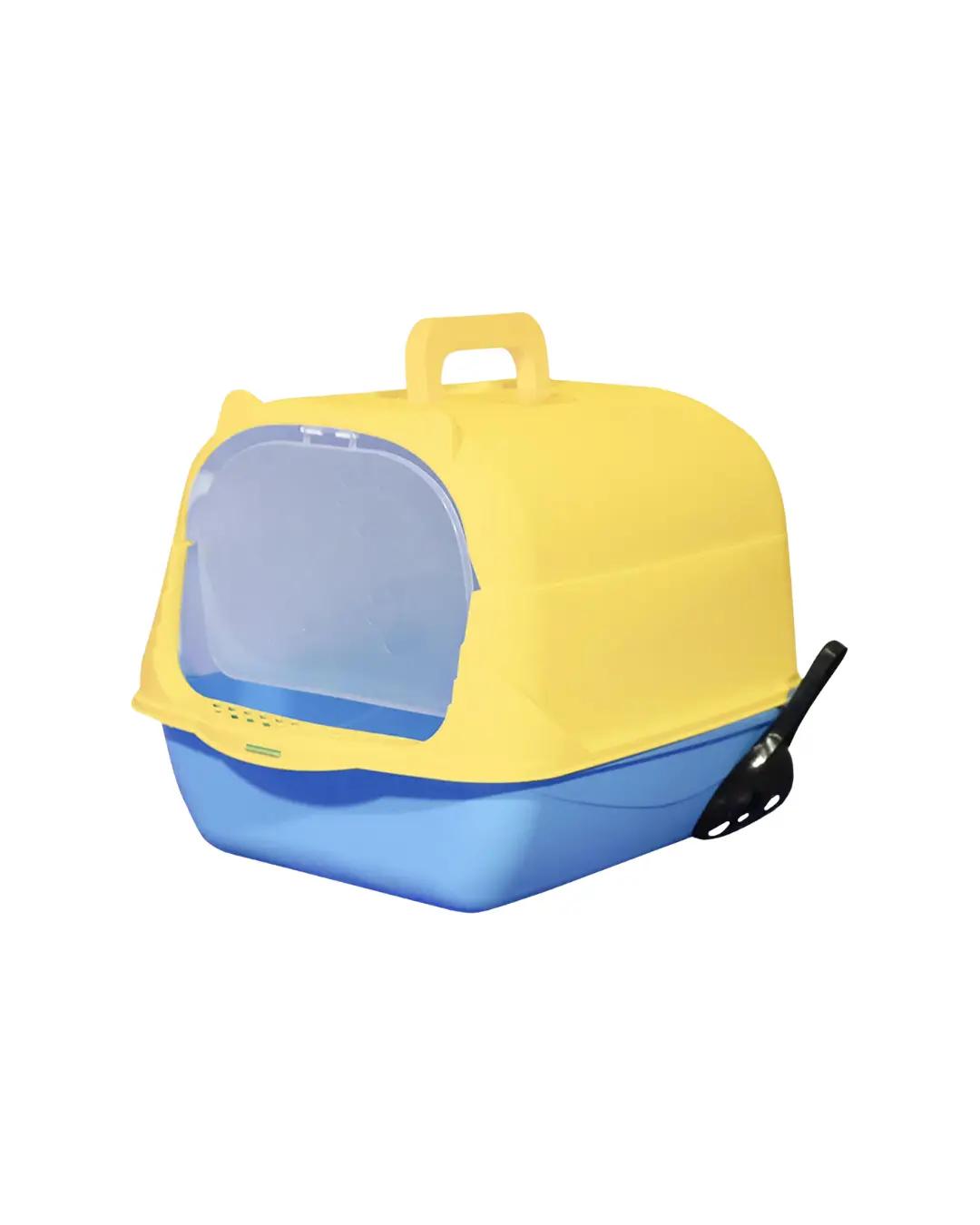 Covered Cat Litter Box with ear shape