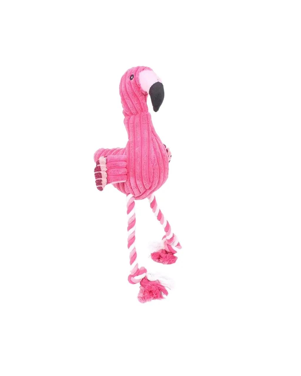 Plush Cartoon Flamingo Dog Toy