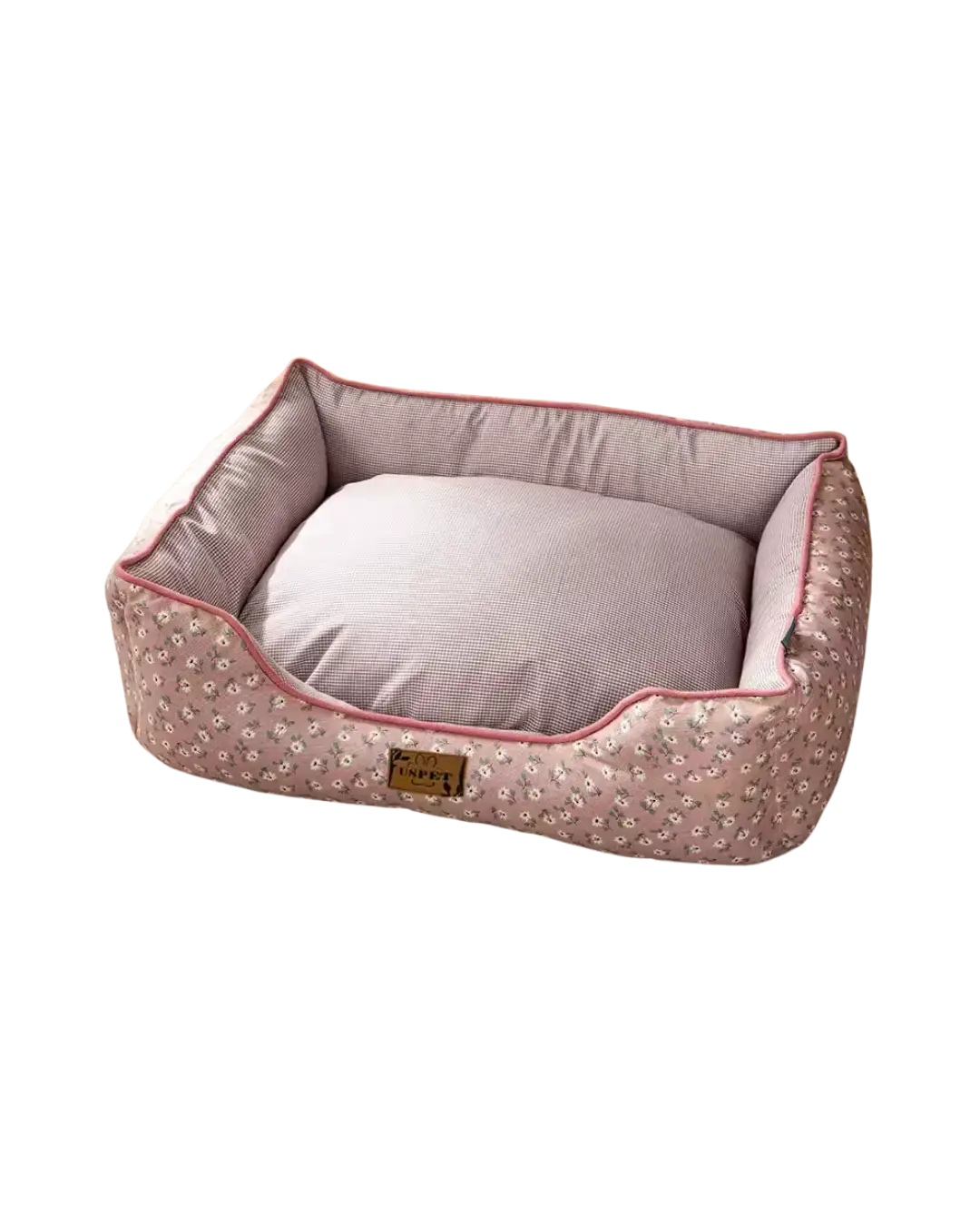 Squire Dog Bed with Polka Dots