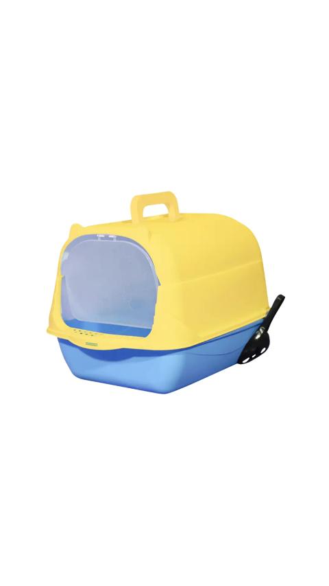 Covered Cat Litter Box with ear shape 
