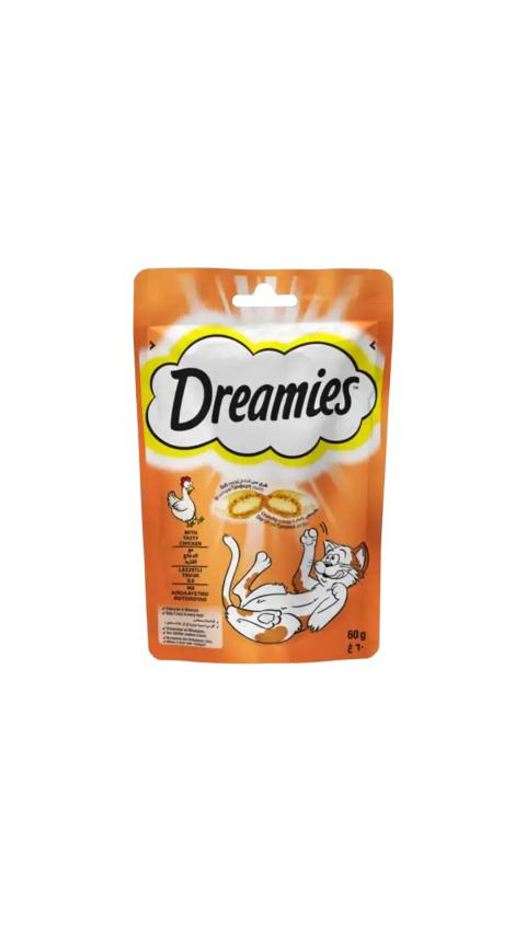 DREAMIES WITH TASTY CHICKEN FLAV TREATS 60g
