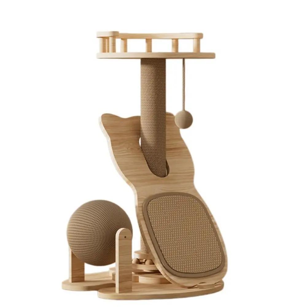 Cat Face shaped scratching tree