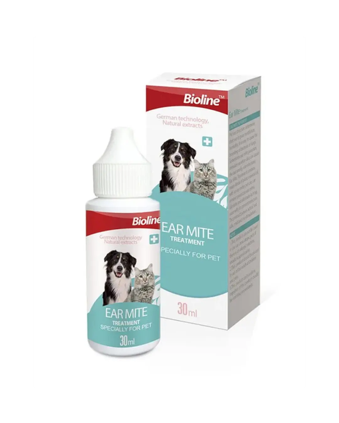 Bioline Pet Ear Mite 30ml