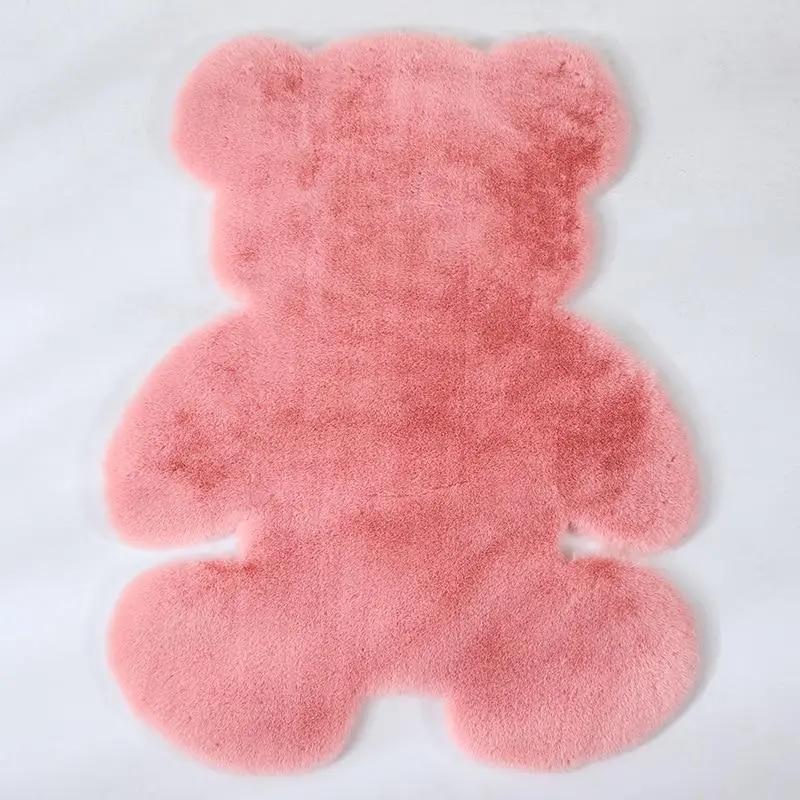 Bear Shaped Rug for Pets L