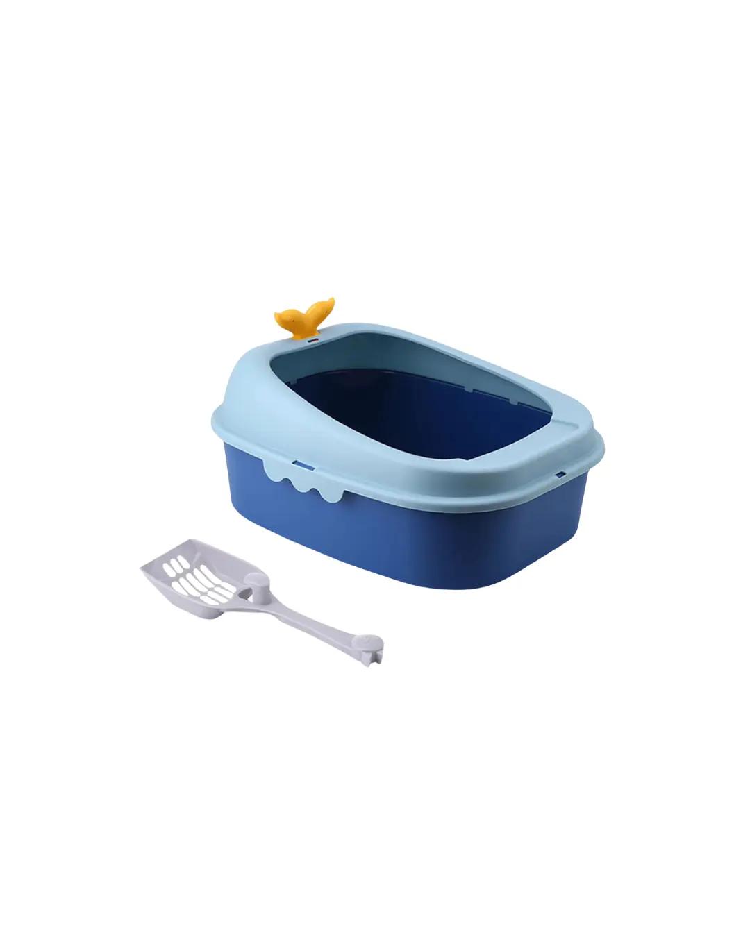 Open Litter Box with Fish Tail L