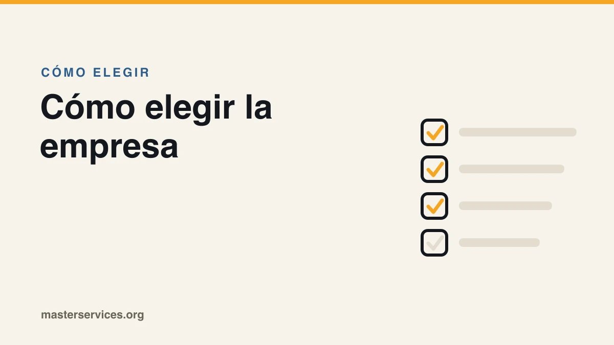 Graphic checklist with three completed criteria and one pending item for assessing a technical provider.