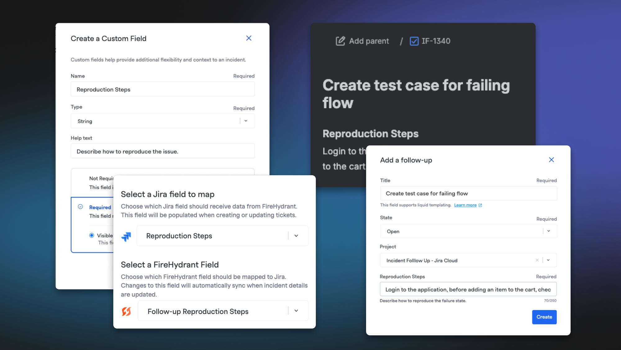 Customizable Follow-Up Fields