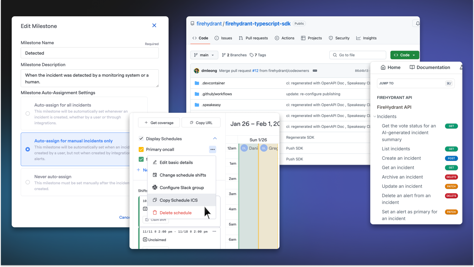 New SDKs, Improved API Docs, More Milestone Control, More ICS Calendar Support