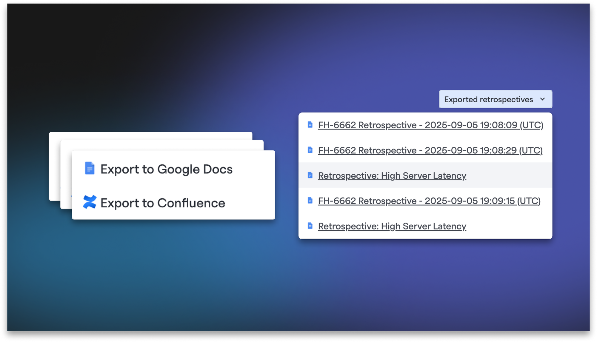 Update and Re-Export Your Retrospectives