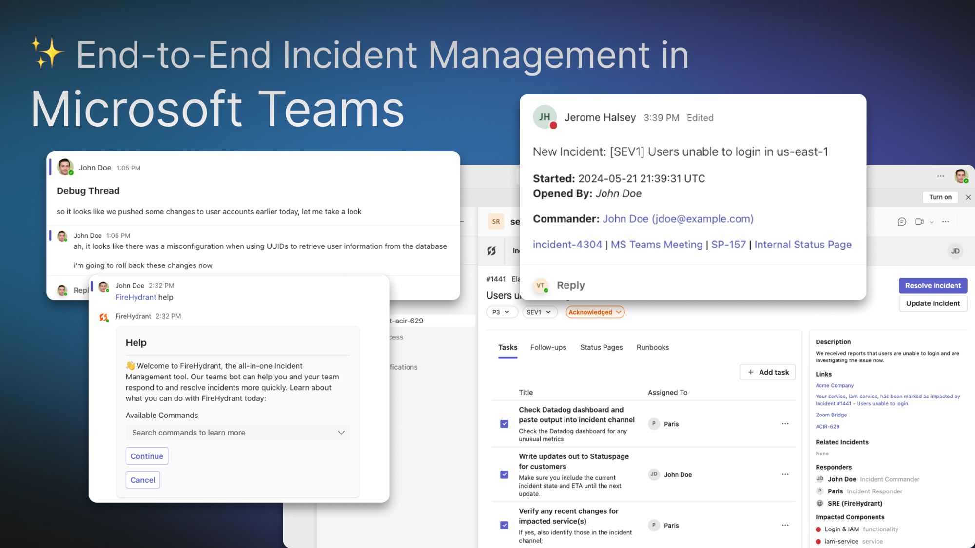 Introducing A Brand New Microsoft Teams Integration Firehydrant