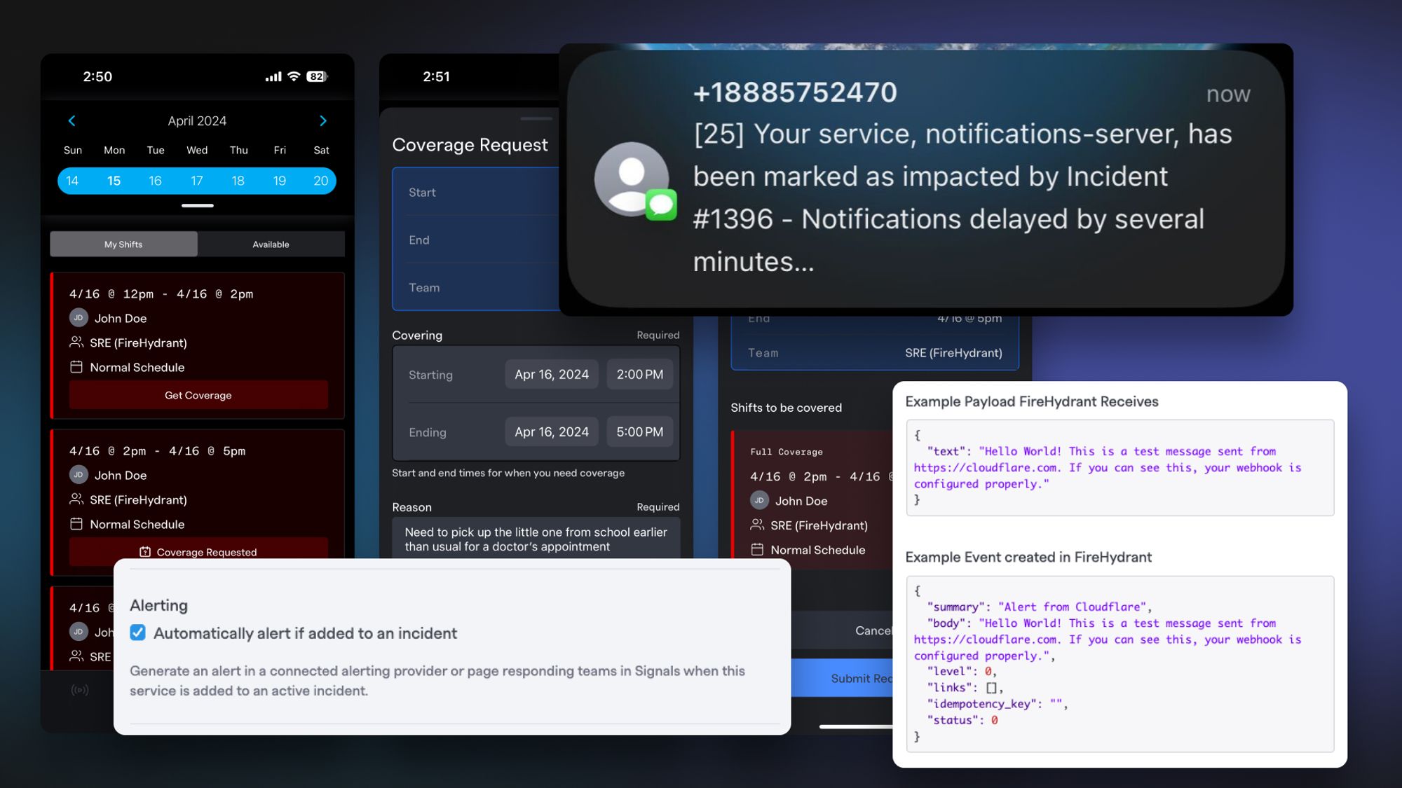 Auto-Alerting FireHydrant Teams, Shifts in Mobile App, Cloudflare Transposer, and more