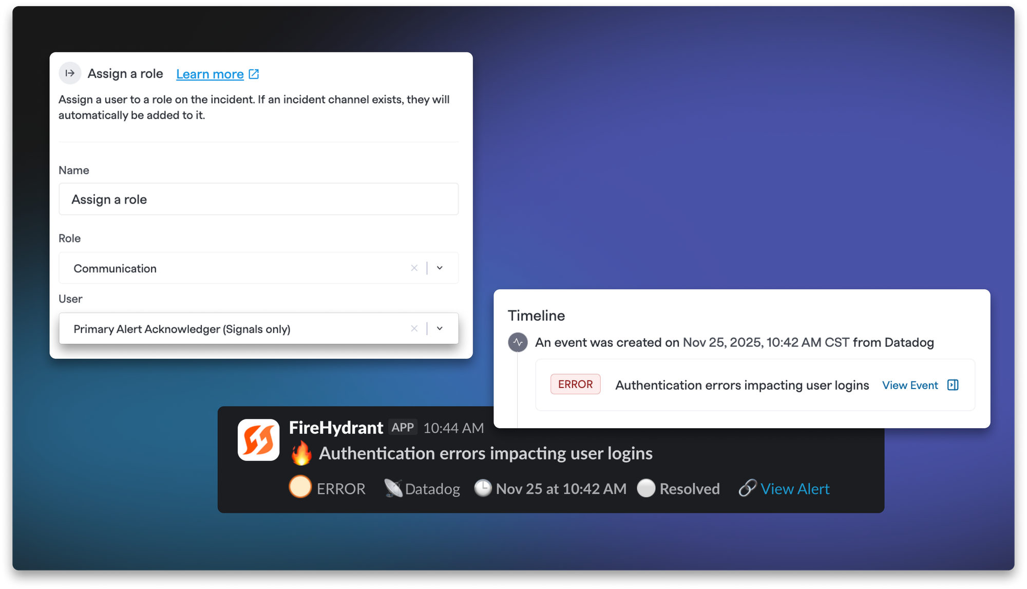 Clearer Alert Creation Visibility and Smarter Role Assignment