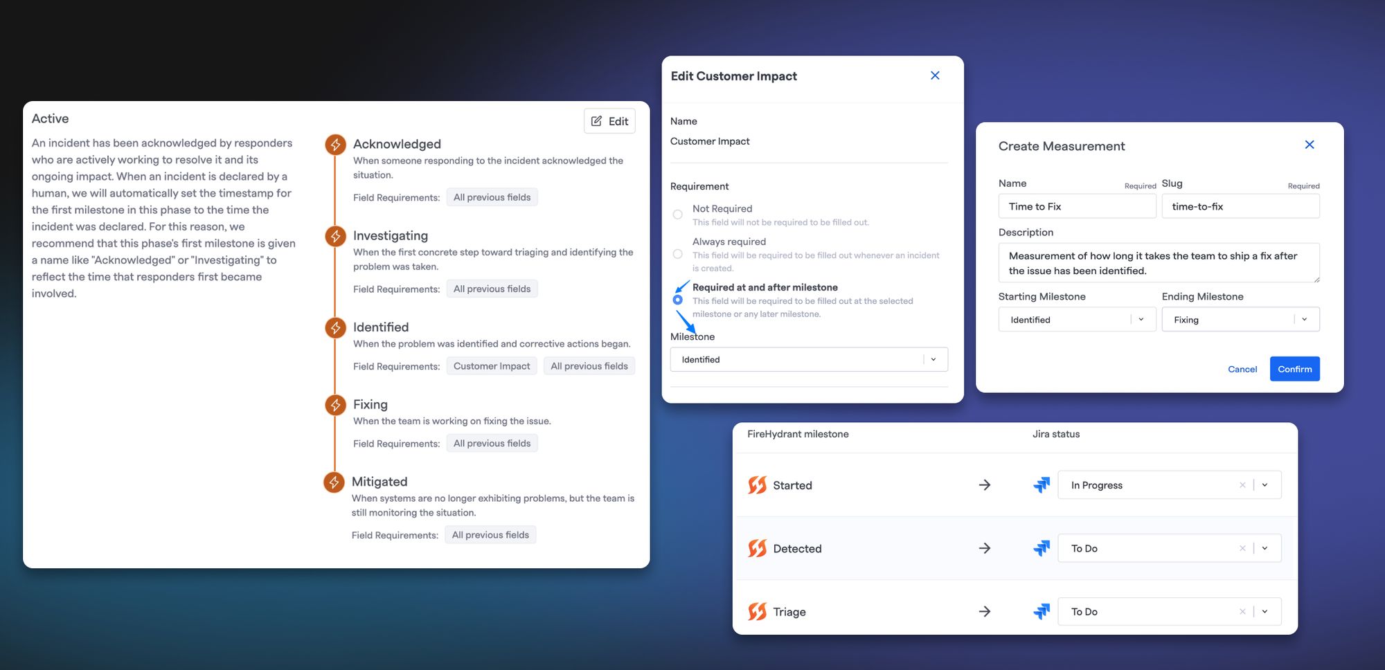 Custom Milestones, Field Requirements for Milestone Transitions, and Other Improvements
