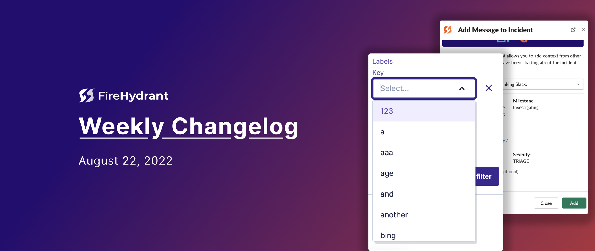 Weekly Product Release
