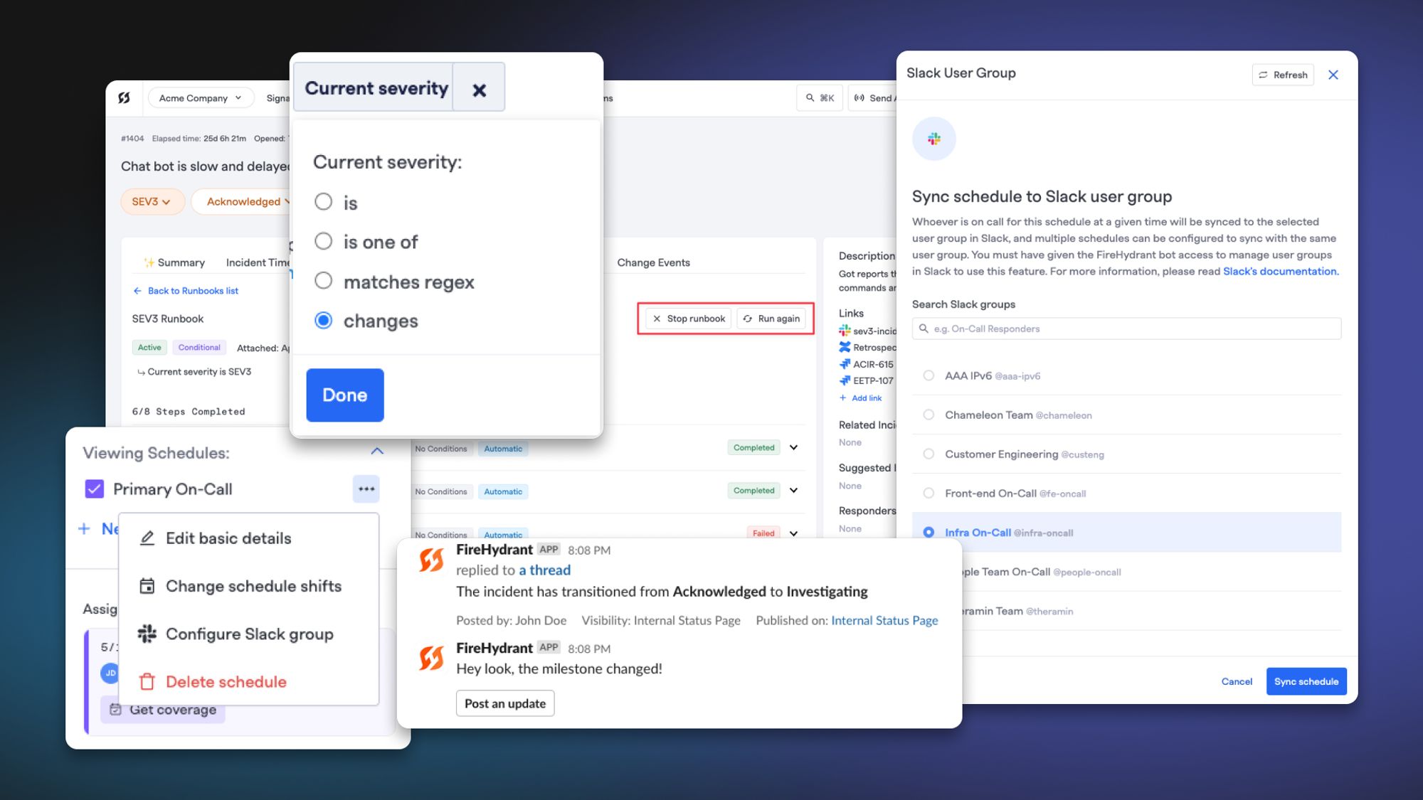 On-Call Slack Groups, Runbook Improvements, and more!