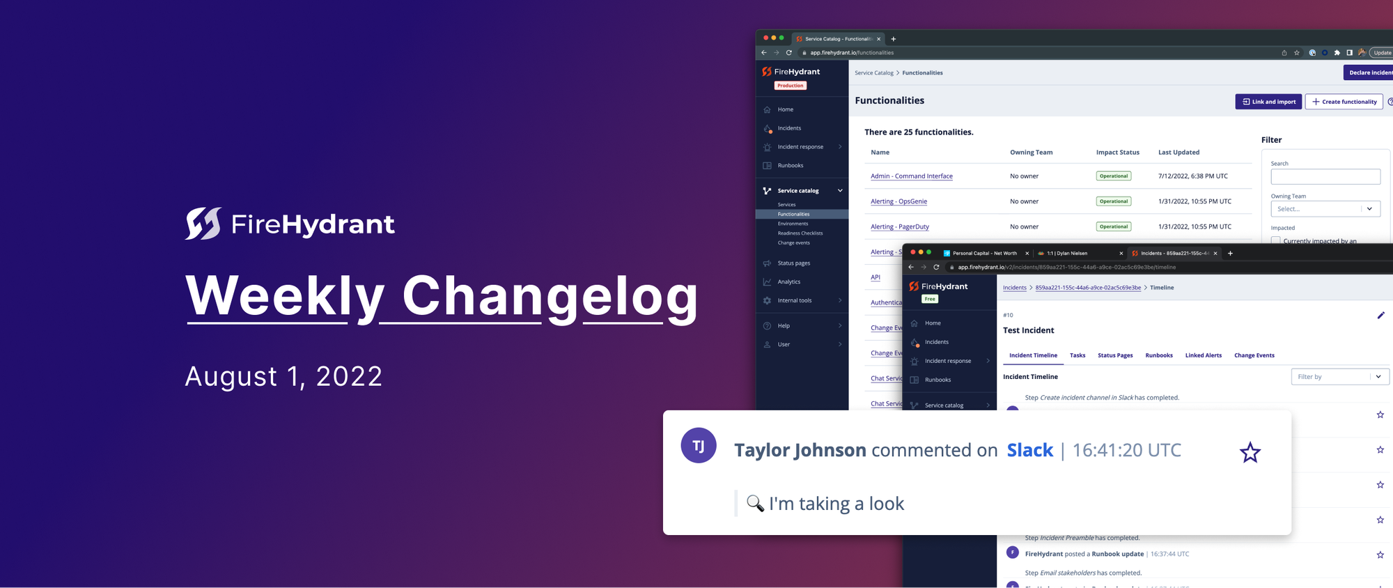 Command Center Refresh, Functionalities Refresh, and New Default Incident Types
