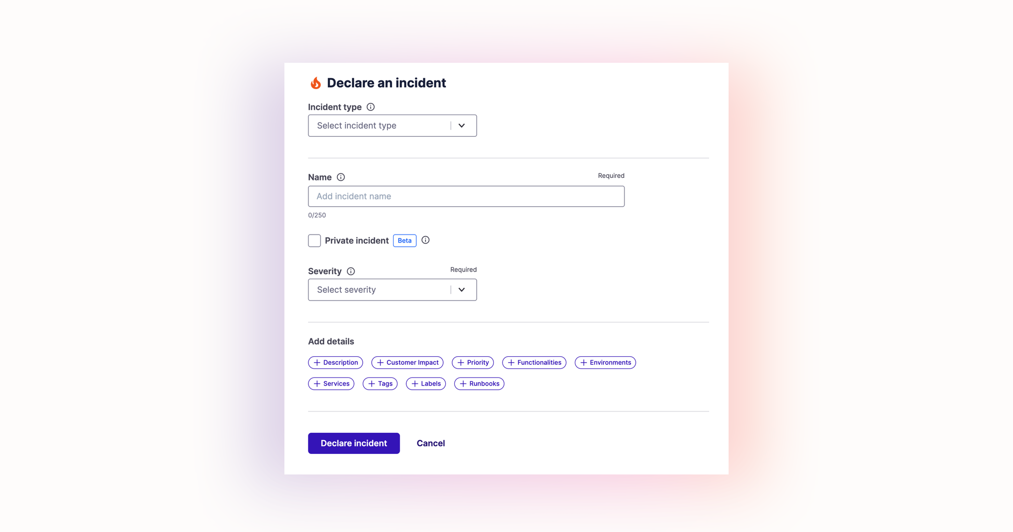 Introducing a new Declare Incident form for the web