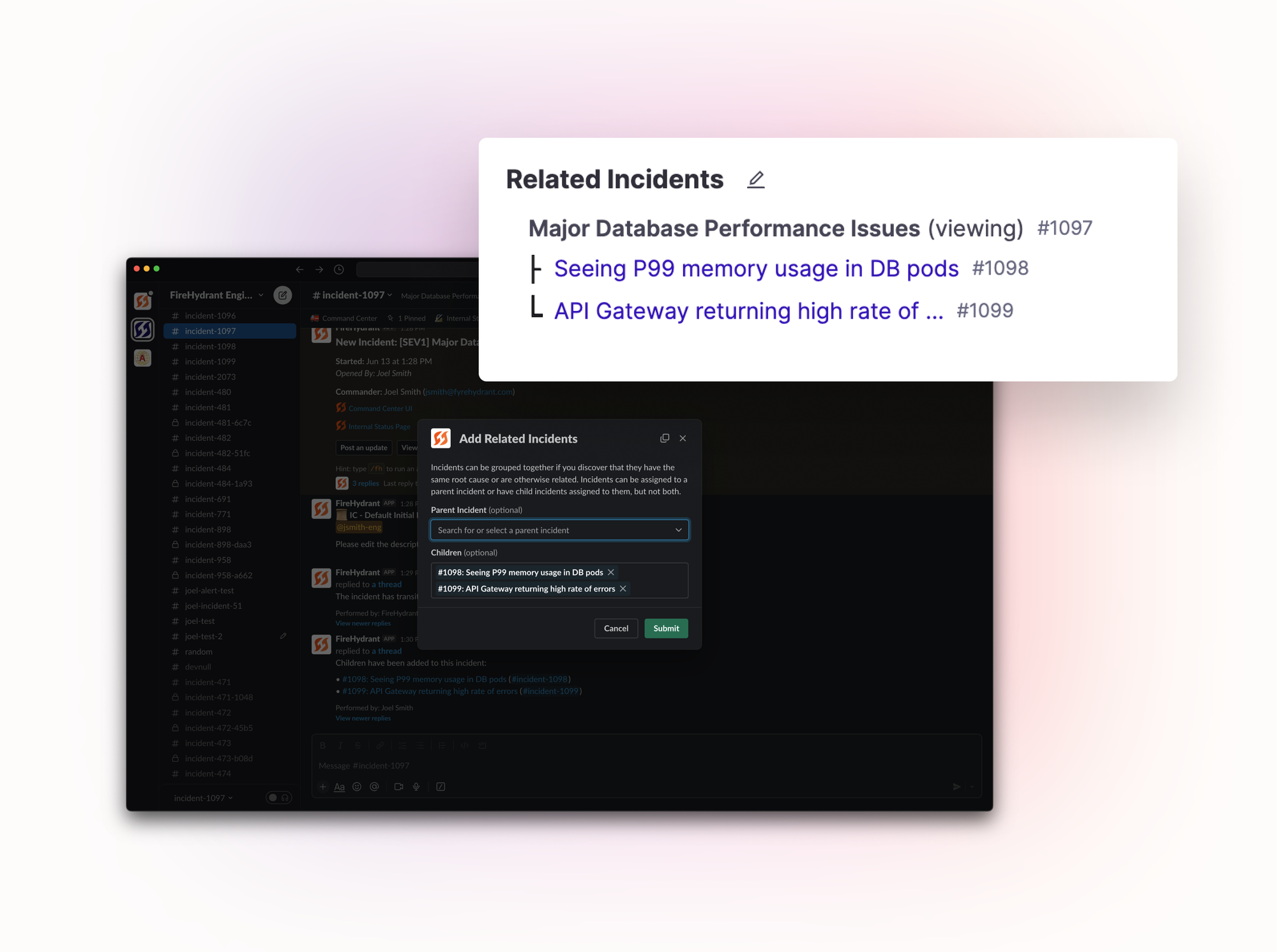 Introducing Related Incidents