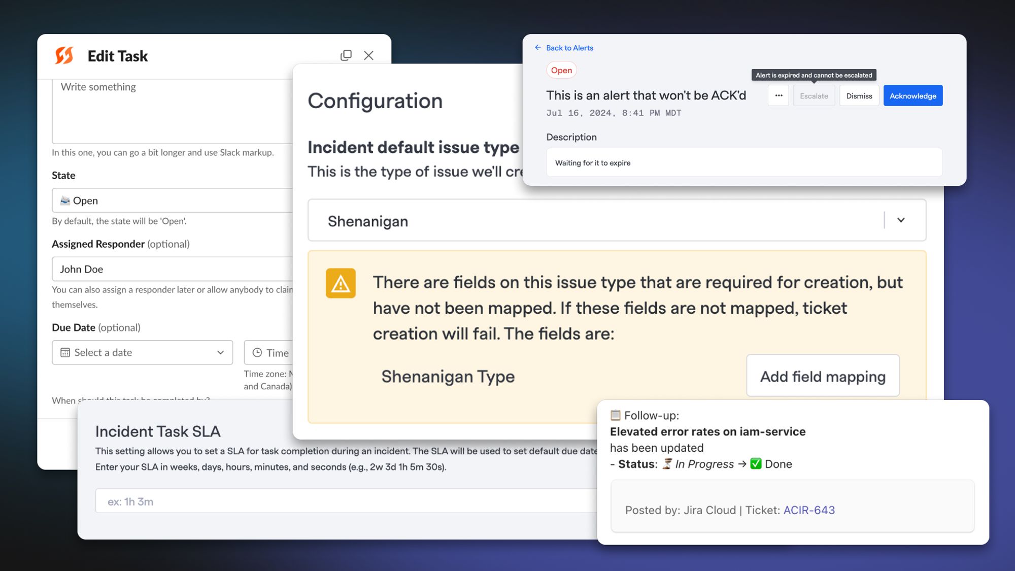 Task Due Dates and Reminders