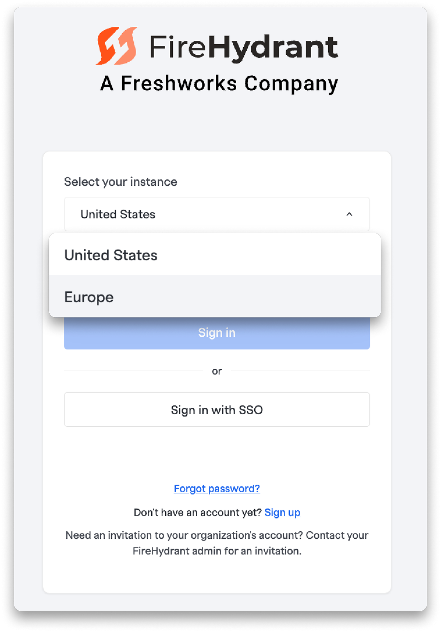 login instance switcher