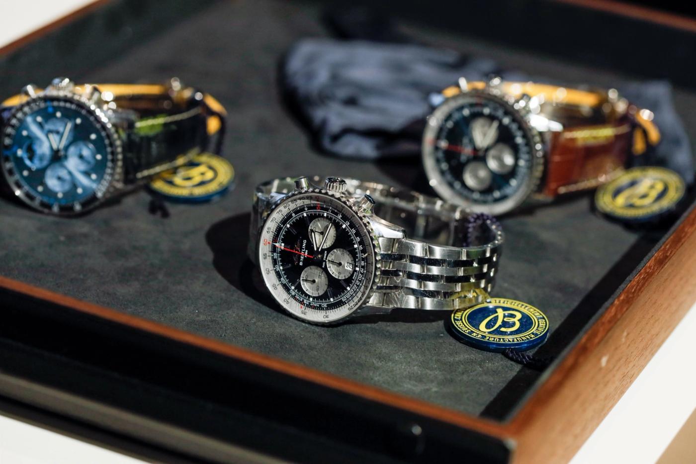 Breitling Navitimer chronographs on display at Lucerne Watch Week