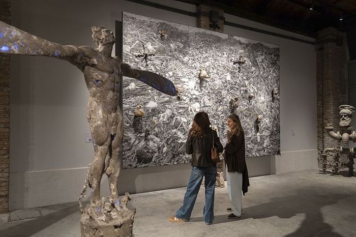 A work from Ronald Ventura's LUNA at the Venice Biennale