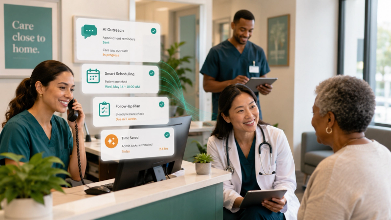 Does Conversational AI Actually Reduce Staffing Burden in Independent Clinics?