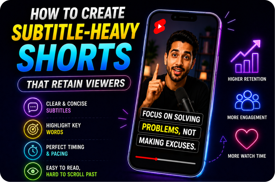 How to Create Subtitle-Heavy Shorts That Retain Viewers