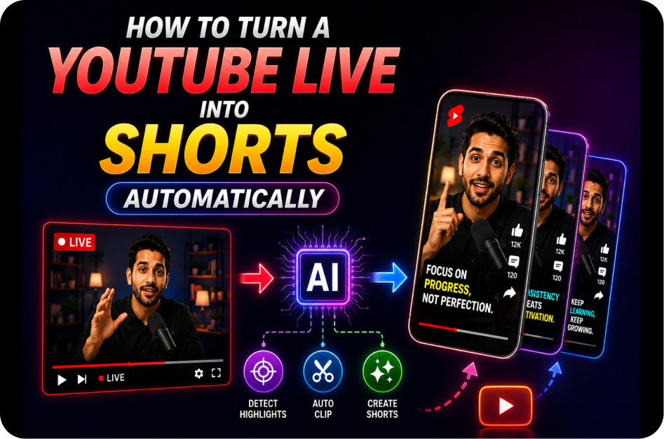 How to Turn a YouTube Live into Shorts Automatically