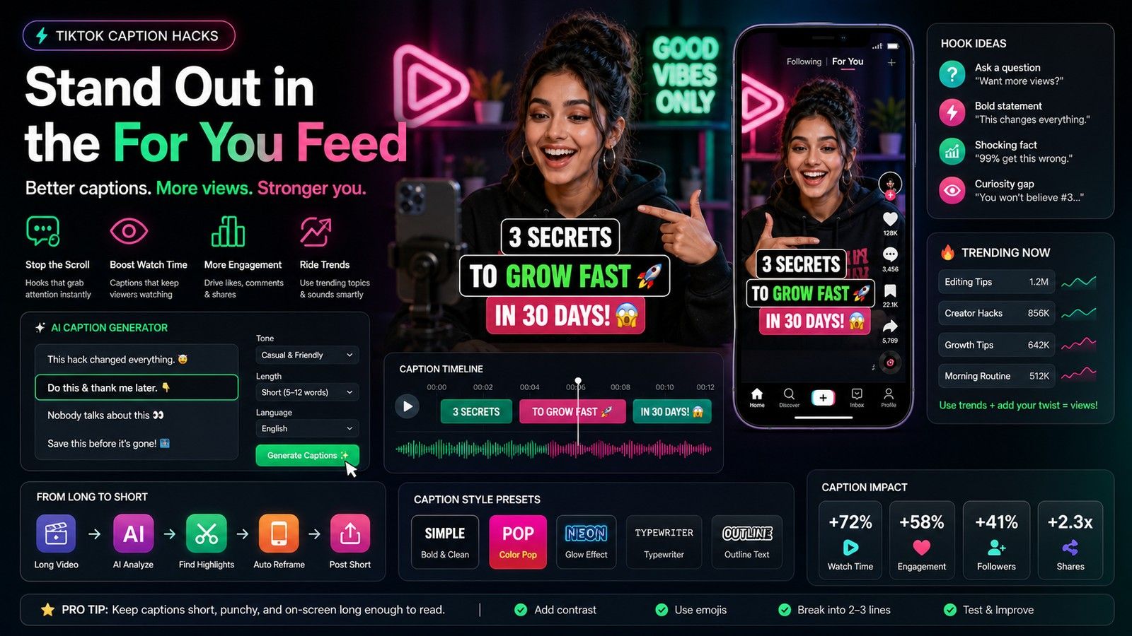 TikTok video caption tips: Complete Creator Guide | CapsAI