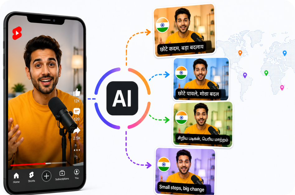 Multilingual Shorts for Indian Creators