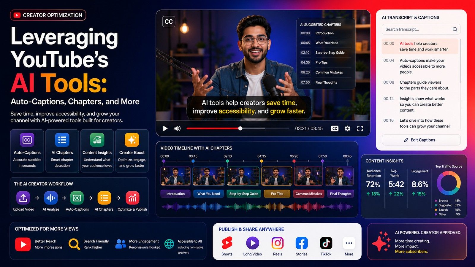 YouTube AI tools auto captions: Complete Creator Guide | CapsAI