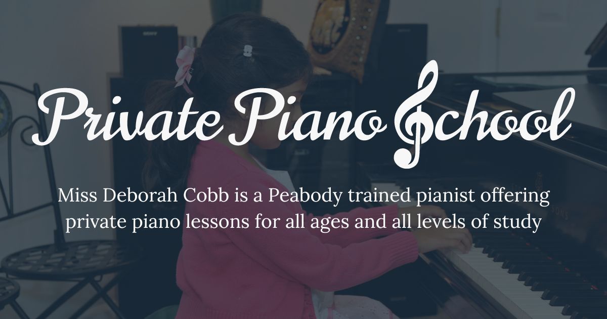 Private Piano School Home