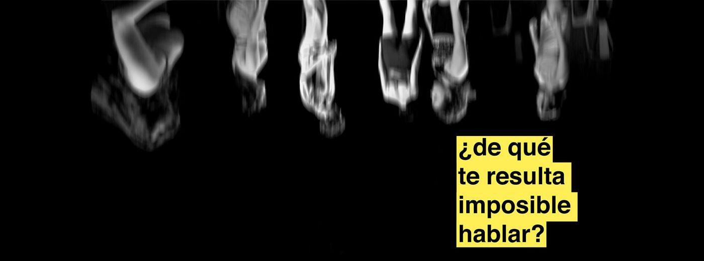 cartel de ¿De qué te resulta imposible hablar? — La_Compañía exlímite
