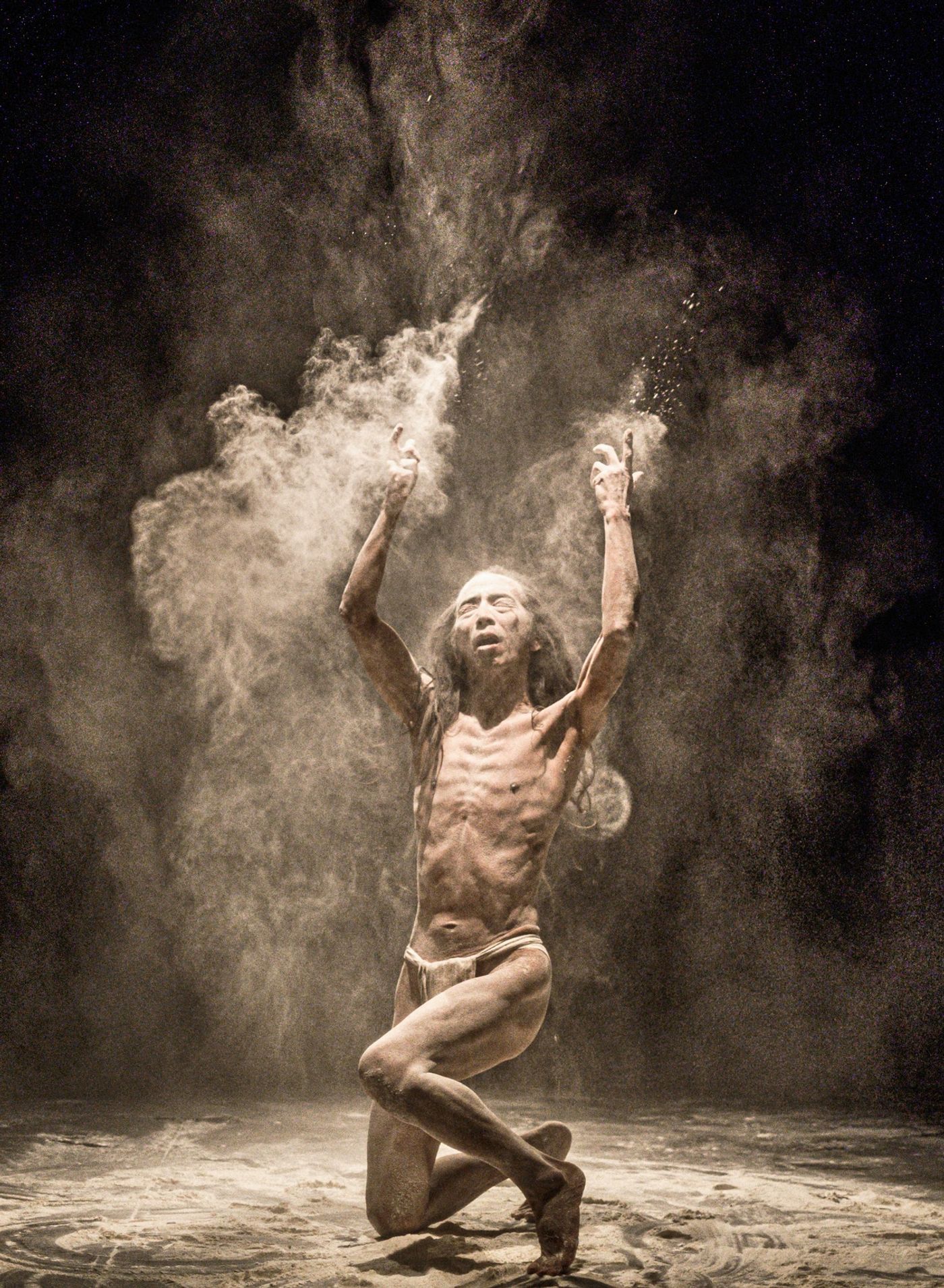 cartel de NAKED EXISTENCE — Atsushi Takenouchi y Hiroko Komiya