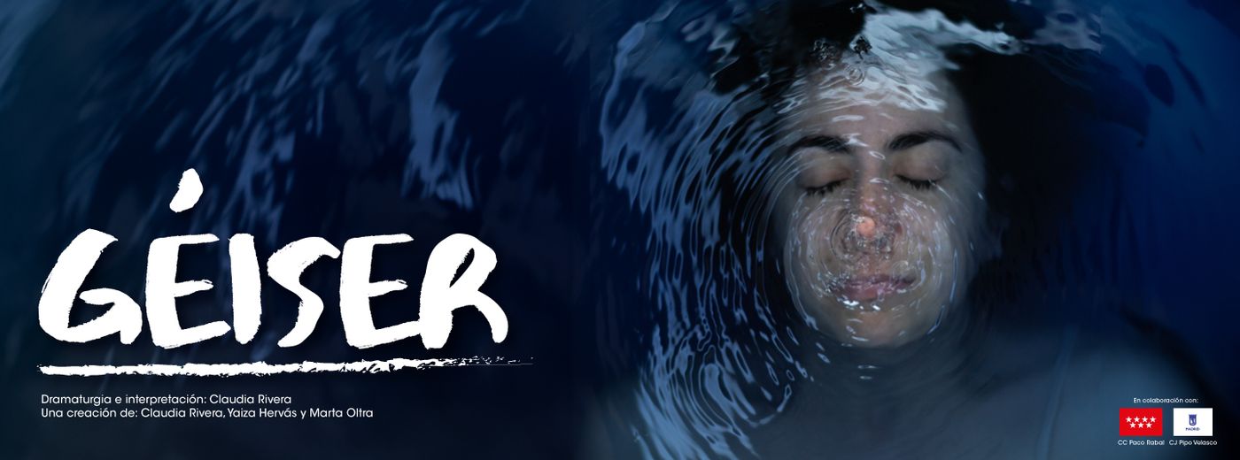 cartel de Géiser — Claudia Rivera, Yaiza Hervás y Marta Oltra