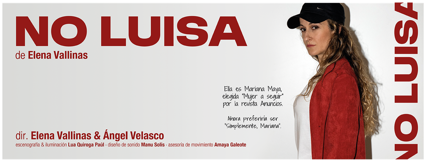 cartel de NO LUISA — Elena Vallinas & La Familia Rootless