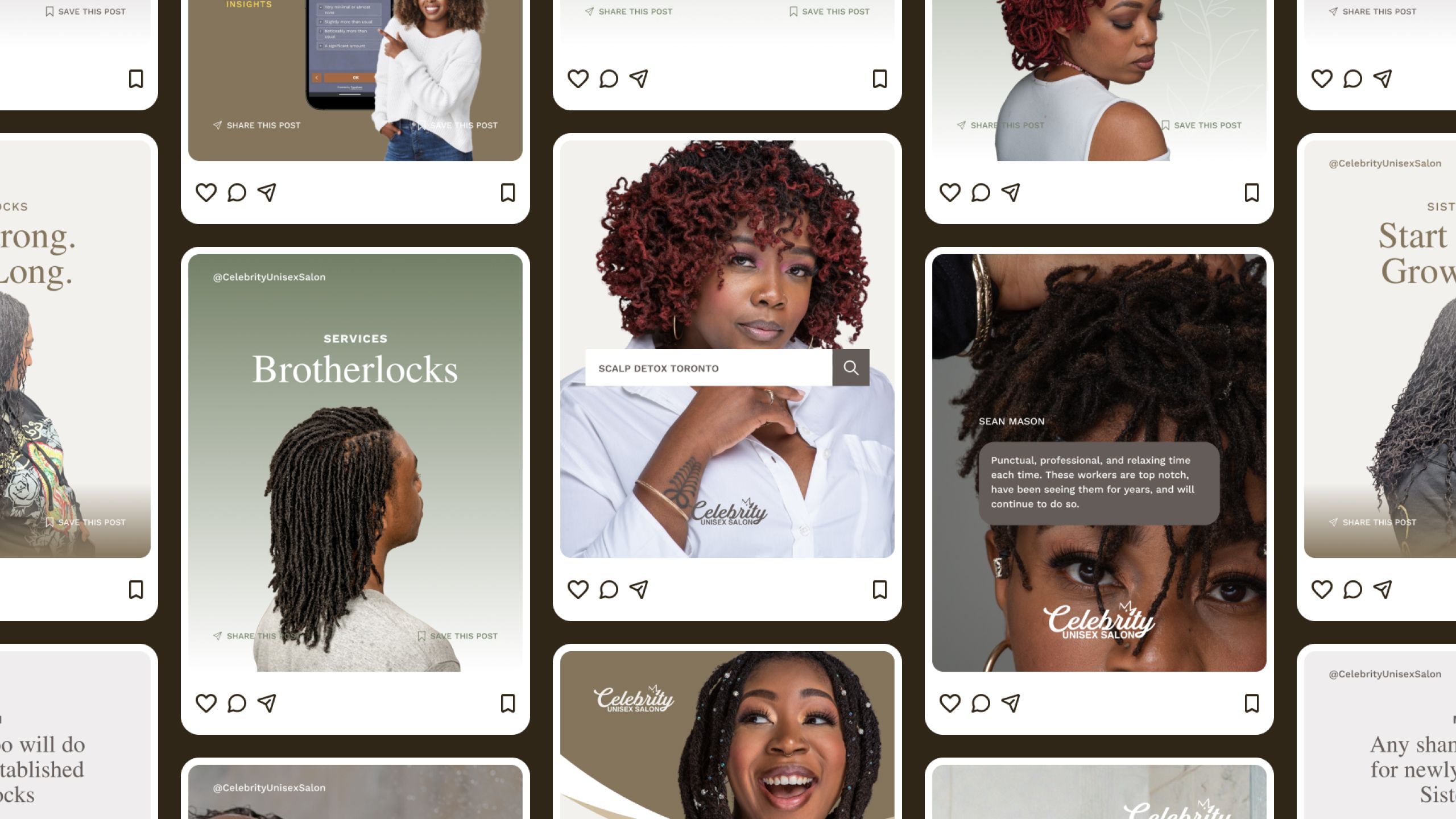 Celebrity Unisex Salon — case study cover image